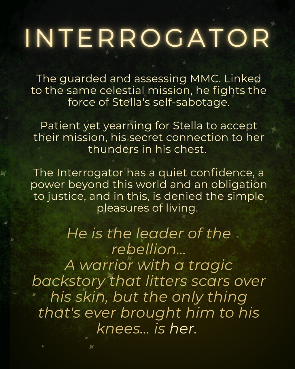 From the Stars Perfume - Interrogator